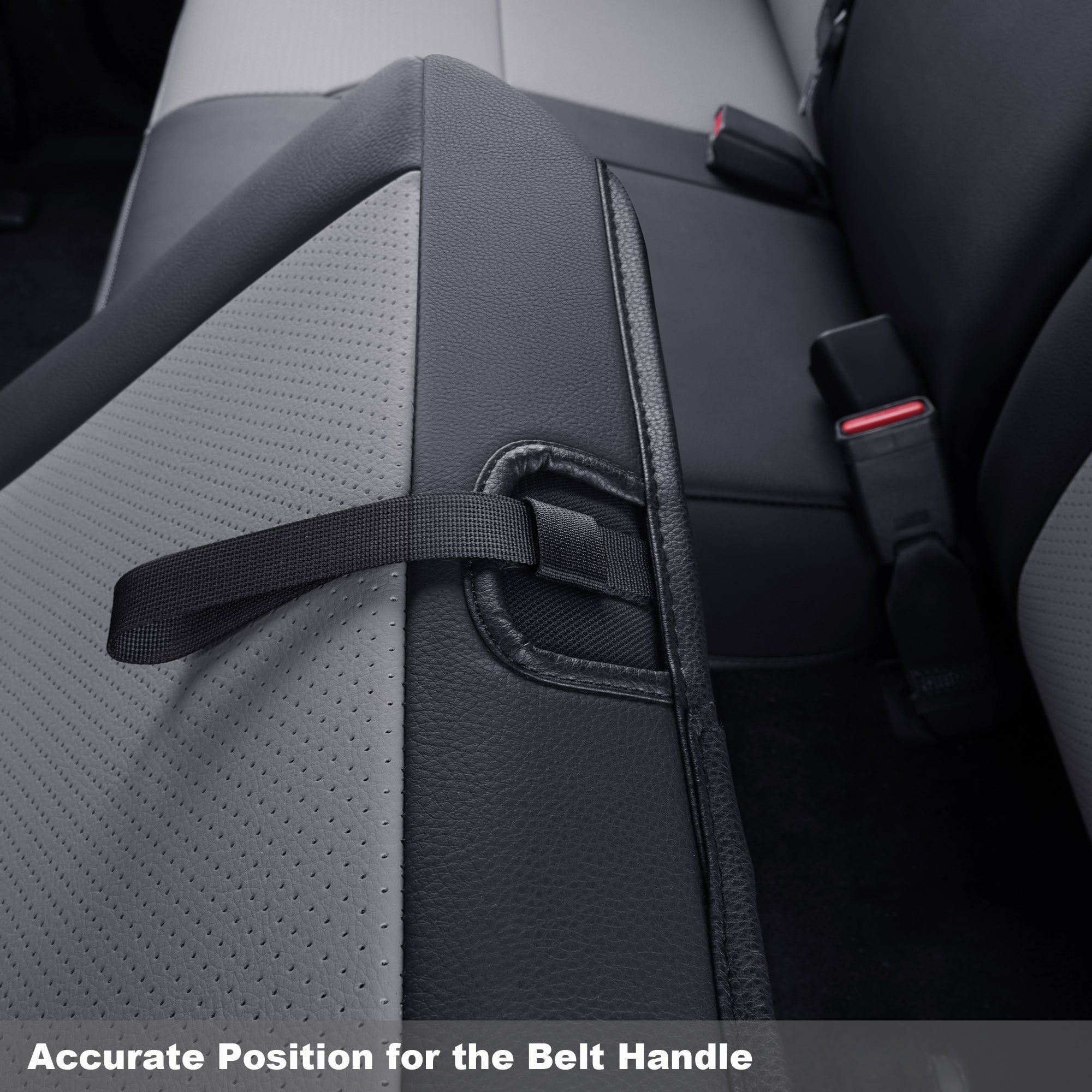 LUCKYMAN CLUB Tacoma Custom Fit Seat Covers For 2016-2025 Tacoma Crew Cab / Extended Cab SR SR5 TRD Sport TRD Off-Road TRD PRO Limited with Faux Leather