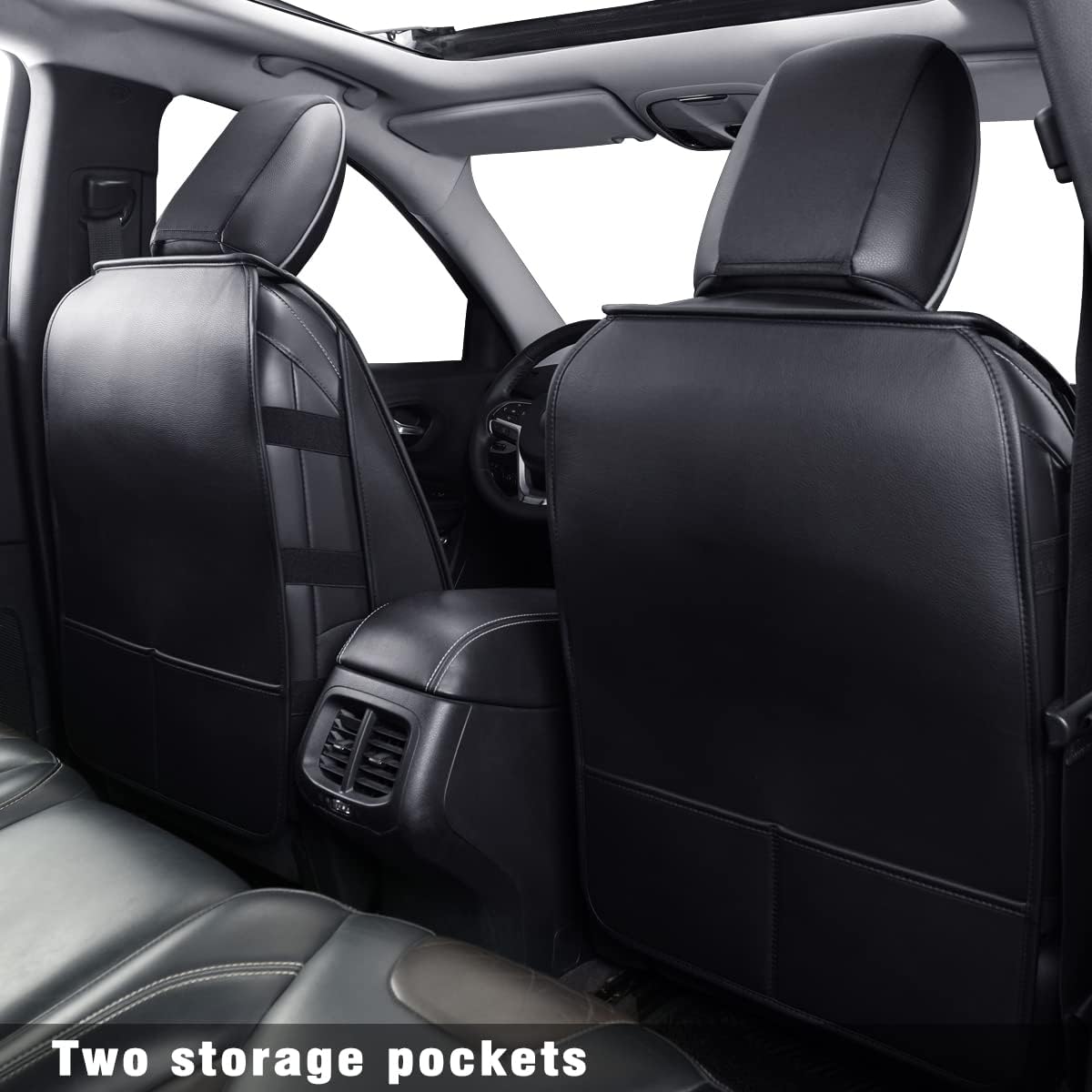 LUCKYMAN CLUB Jeep Cherokee Seat Covers fit for 2014-2025 Jeep Cherokee with Faux Leather All seasons are good Resist claw marks seat covers