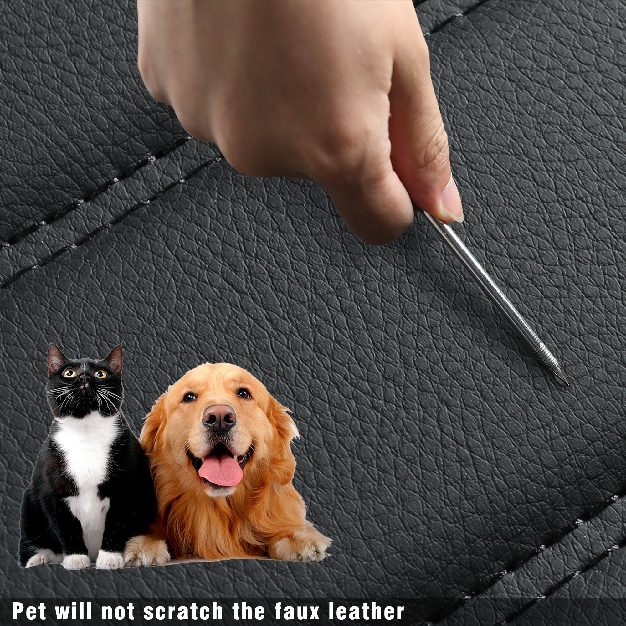 LUCKYMAN CLUB Subaru Forester Seat Covers Custom fit for 2014-2025 Outback and with Faux Leather Full Set Fit Premium Sport Wilderness Limited Touring Base with Waterproof