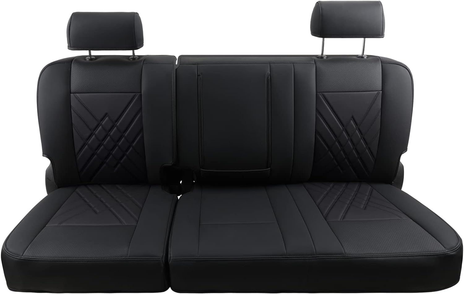 LUCKYMAN CLUB 2007-2025 Silverado seat covers Custom&Sierra 1500 2500 3500HD Trucks leather CustomSeat Covers Cars Pickups Full Set, Fit Trims Like LT,LTZ,RST