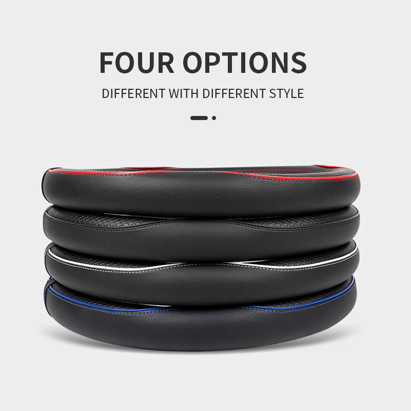 LUCKYMAN CLUB Customized Auto Car Steering Wheel Cover for Ford F-150, F-250, F-350, Expedition