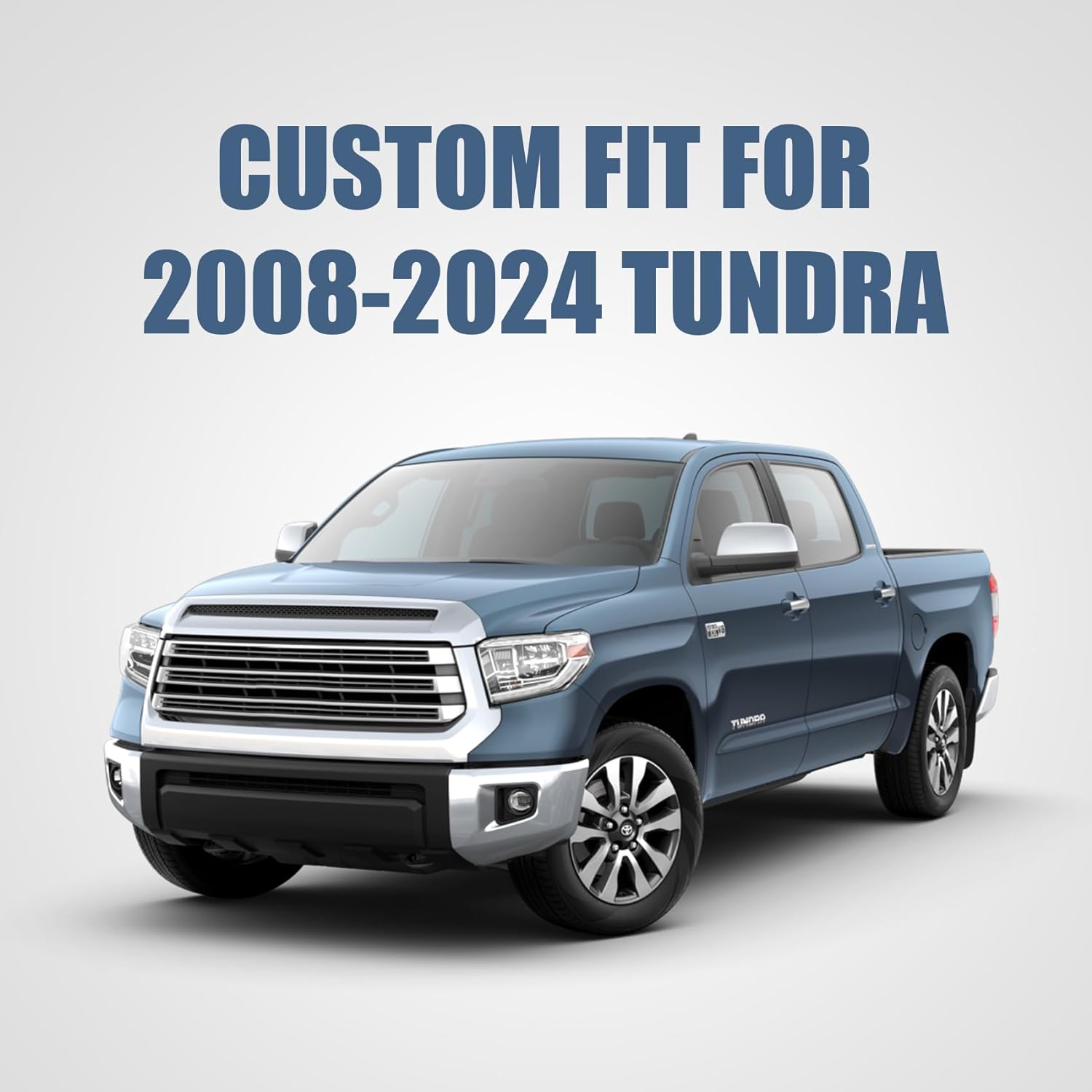 LUCKYMAN CLUB Tundra Seat Covers Full Set Compatible with Toyota Tundra Custom Fit 2008-2025 Truck Pickup Crewmax Double Cab Waterproof Leather Seat Cushions with Split Bench 40/60