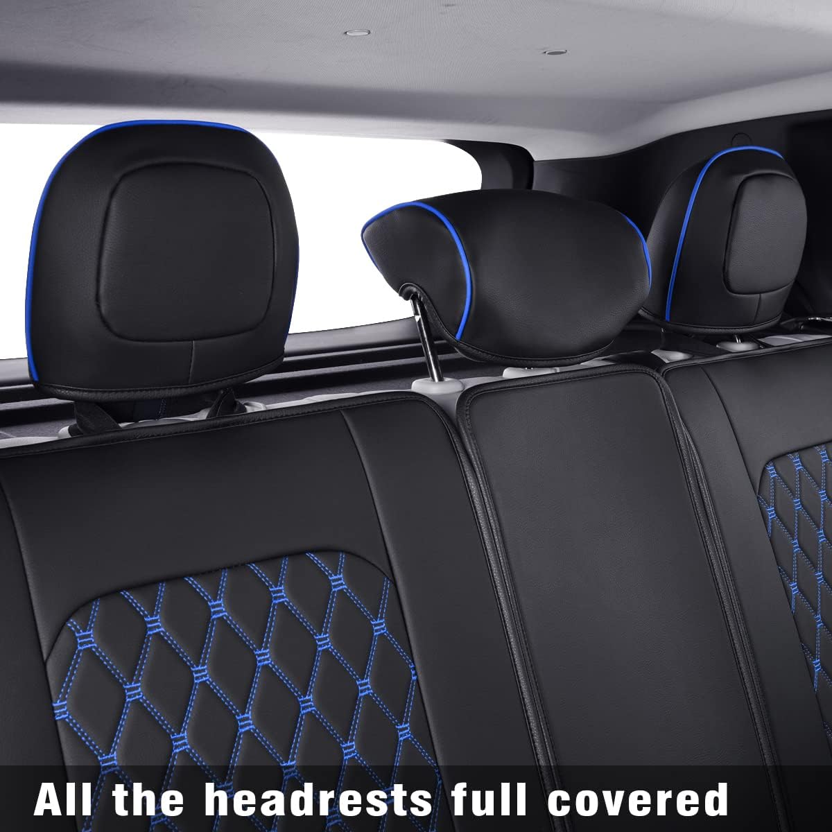 LUCKYMAN CLUB Renegade Seat Covers fit for 2015-2025 Renegade and 2017-2025 Compass with Water Proof Faux Leather