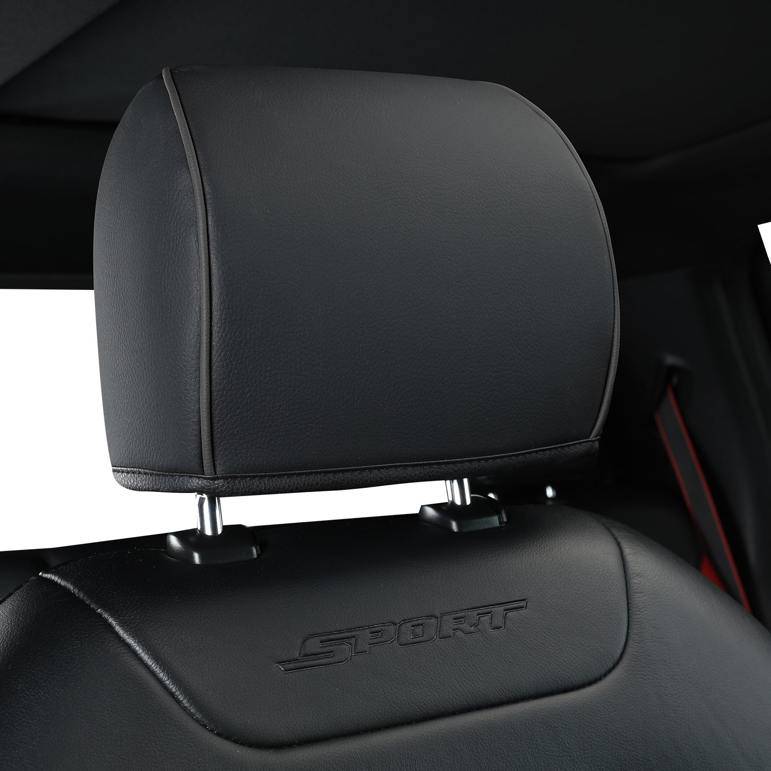 LUCKYMAN KLUBO Por F150 Faux-Ledaj Sidlokoj, Por F150 2009-2024 Super Crew Super Cab Regular Cab 2017-2023 Por F250 F350 F450 Super Duty Crew Cab