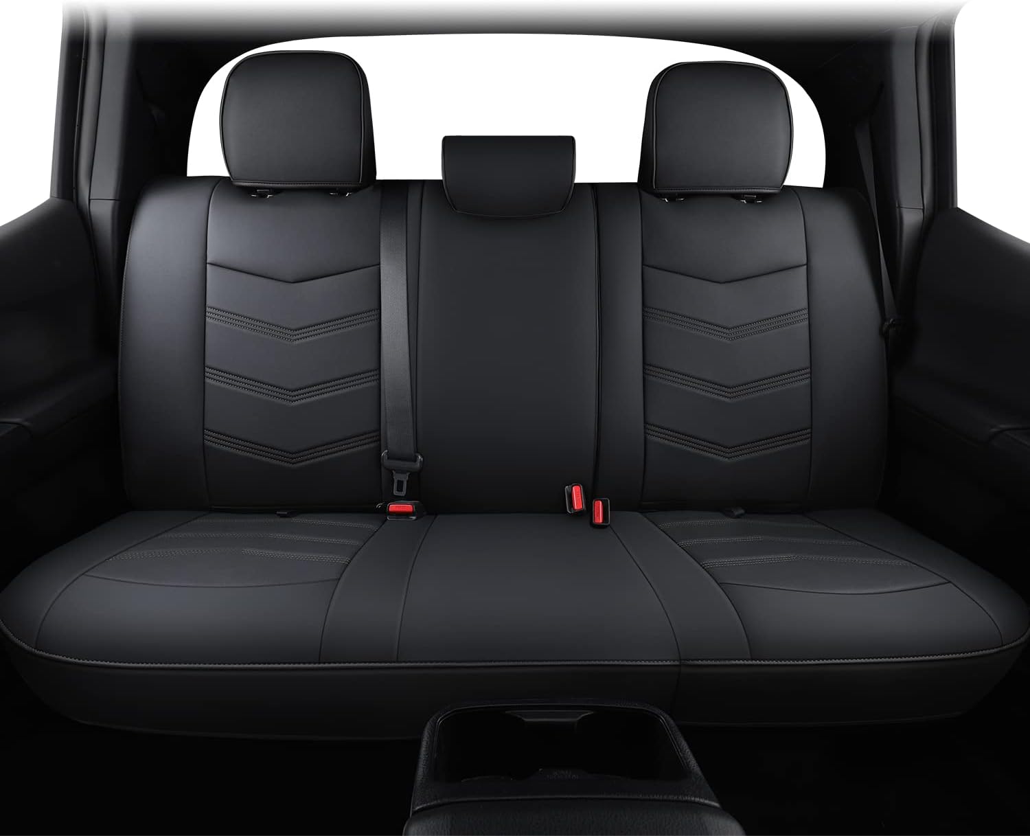 LUCKYMAN CLUB 2005-2025 Tacoma Seat Covers Full Set Waterproof leather for Tacoma Double/Crew Cab SR SR5 TRD Sport TRD Off-Road PreRunner Trims, with Waterproof Faux Leather All-enveloping, four seasons general, wear-resistant and scratch-resistant