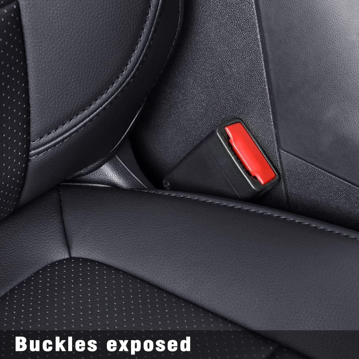 LUCKYMAN CLUB Custom Compatible with the Chevy Equinox Seat Covers 2018-2025 with Faux Leather