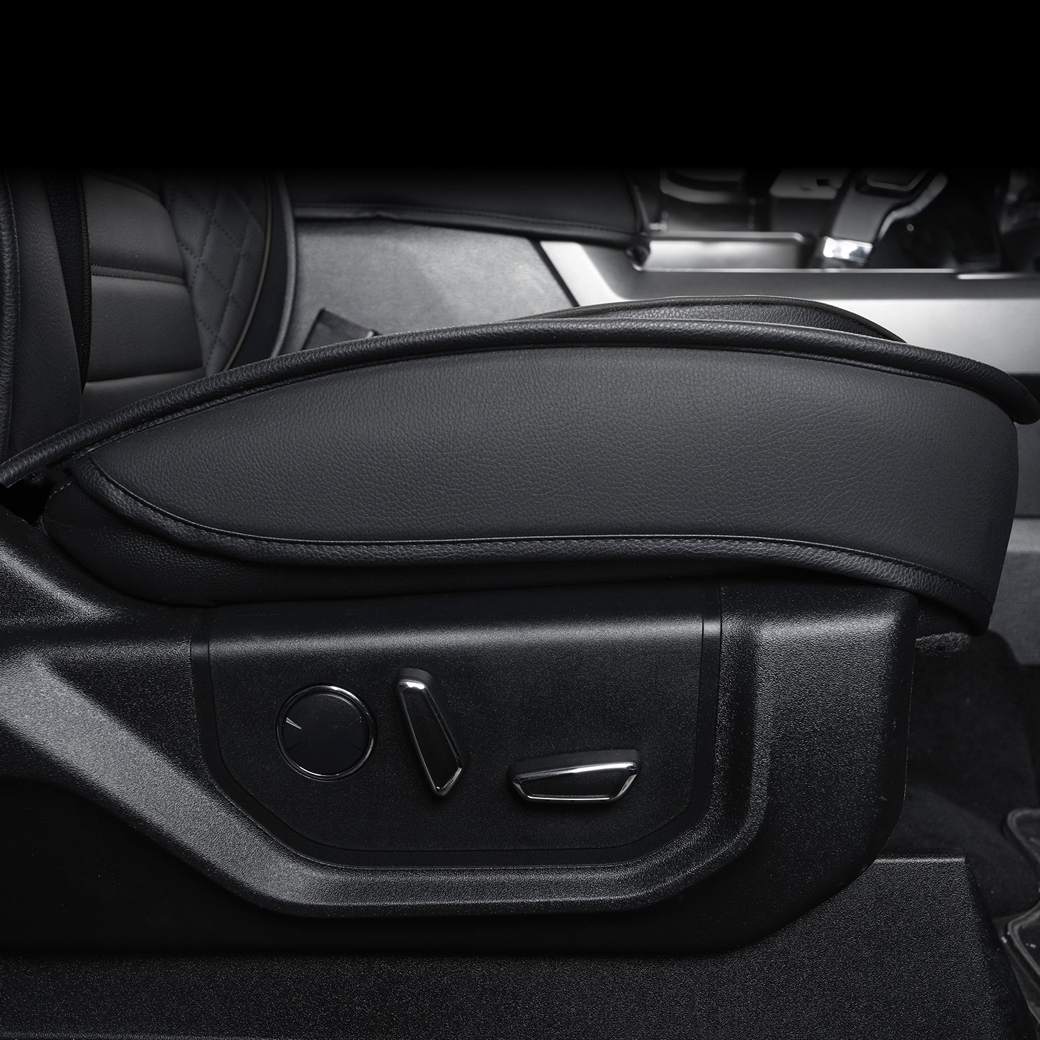 LUCKYMAN CLUB F150 Sidlokokovriloj Plena Aro kun Akvorezista Ledo, Aŭta Veturila Kusenkovrilo por Aŭtoj SUV Pick-up Kamiono Konvena por 2009 ĝis 2024 Ford F150 Carhartt kaj 2017 ĝis 2023 F250 F350 F450