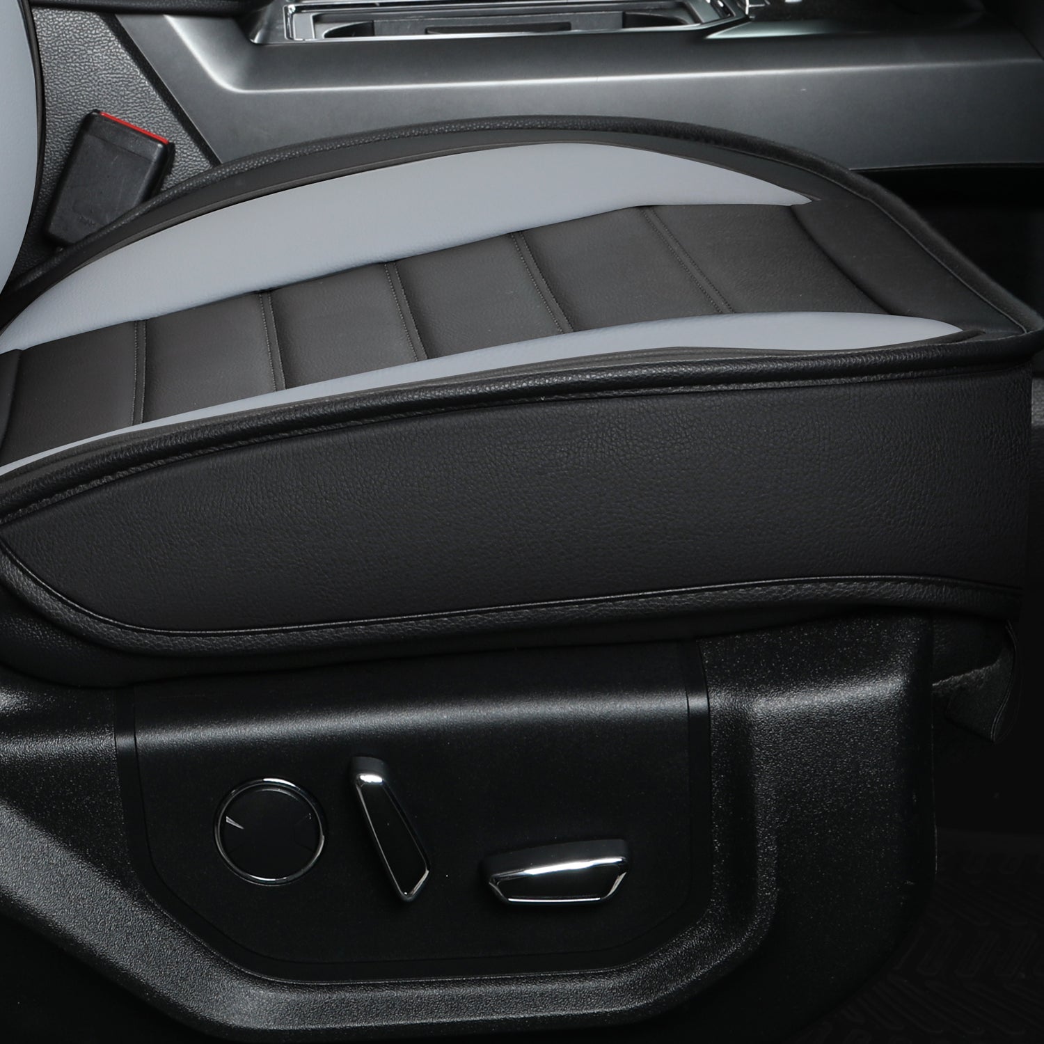 LUCKYMAN KLUBO Por F150 Faux-Ledaj Sidlokoj, Por F150 2009-2024 Super Crew Super Cab Regular Cab 2017-2023 Por F250 F350 F450 Super Duty Crew Cab