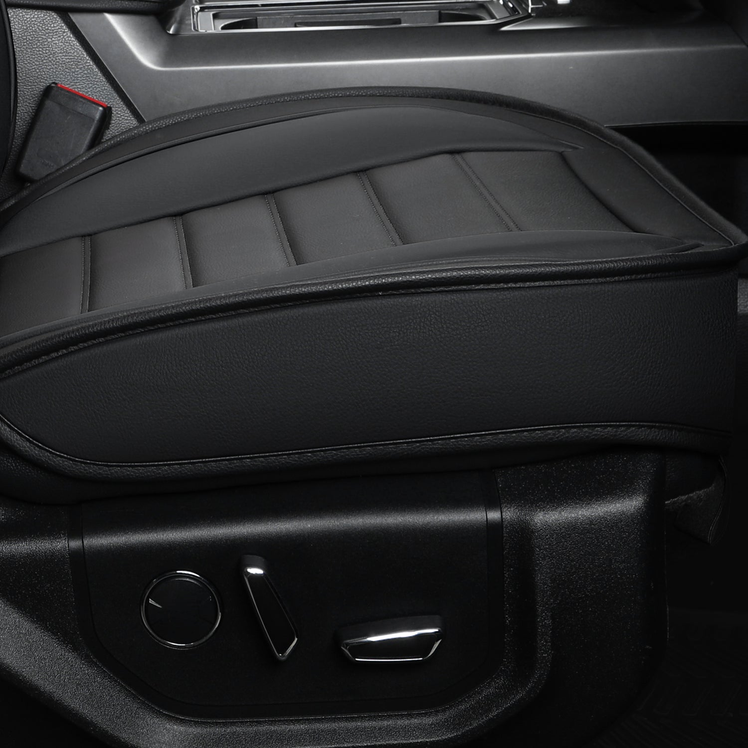 LUCKYMAN KLUBO Por F150 Faux-Ledaj Sidlokoj, Por F150 2009-2024 Super Crew Super Cab Regular Cab 2017-2023 Por F250 F350 F450 Super Duty Crew Cab