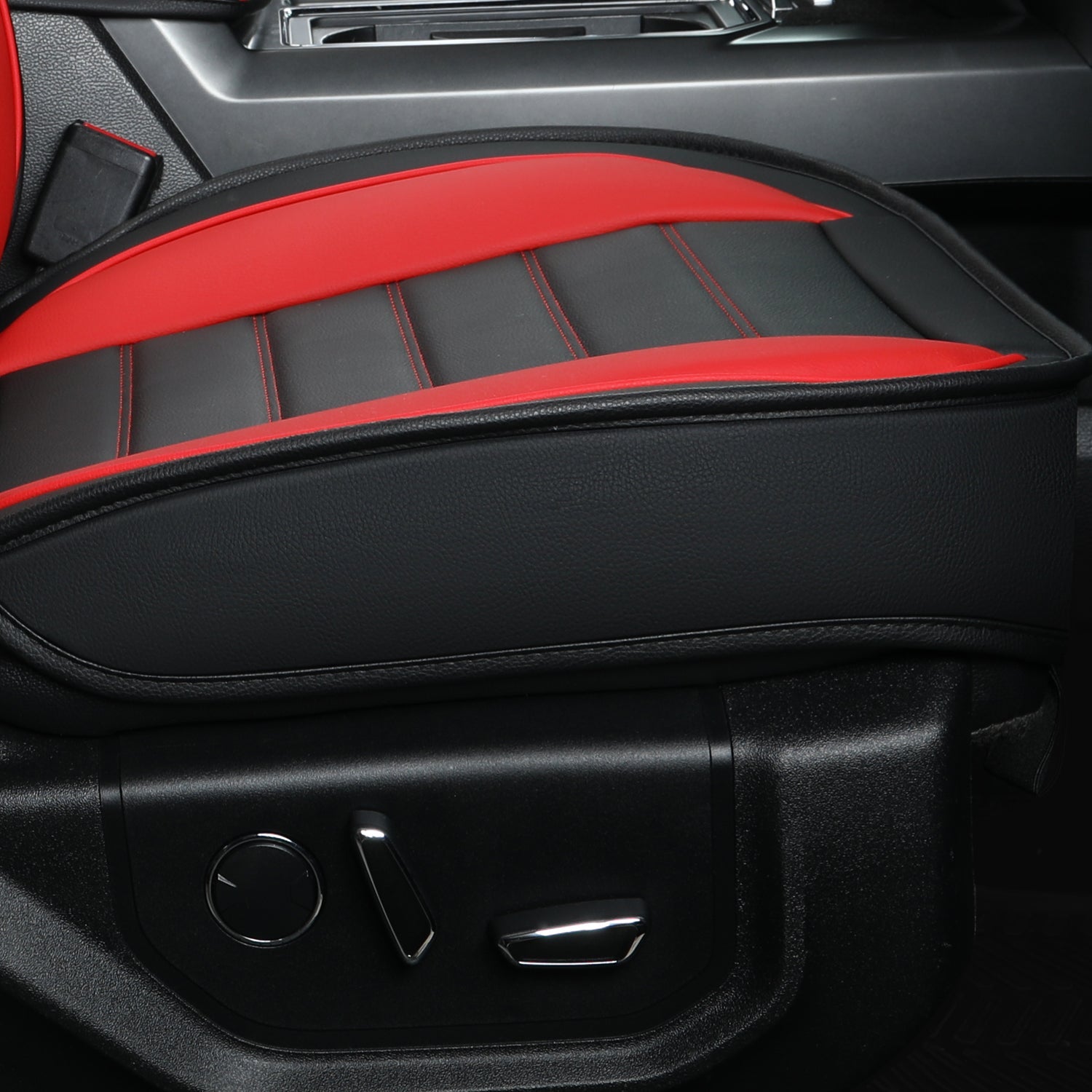 LUCKYMAN KLUBO Por F150 Faux-Ledaj Sidlokoj, Por F150 2009-2024 Super Crew Super Cab Regular Cab 2017-2023 Por F250 F350 F450 Super Duty Crew Cab