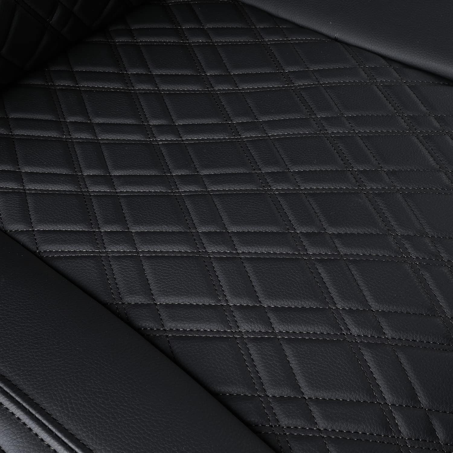 LUCKYMAN CLUB Tacoma Seat Covers, Fit for 2016-2025 Tacoma Crew Double Cab SR SR5 TRD Sport TRD Off-Road TRD PRO and SR SR5 TRD Sport TRD Off-Road TRD PRO Limited with Water Proof Faux Leather