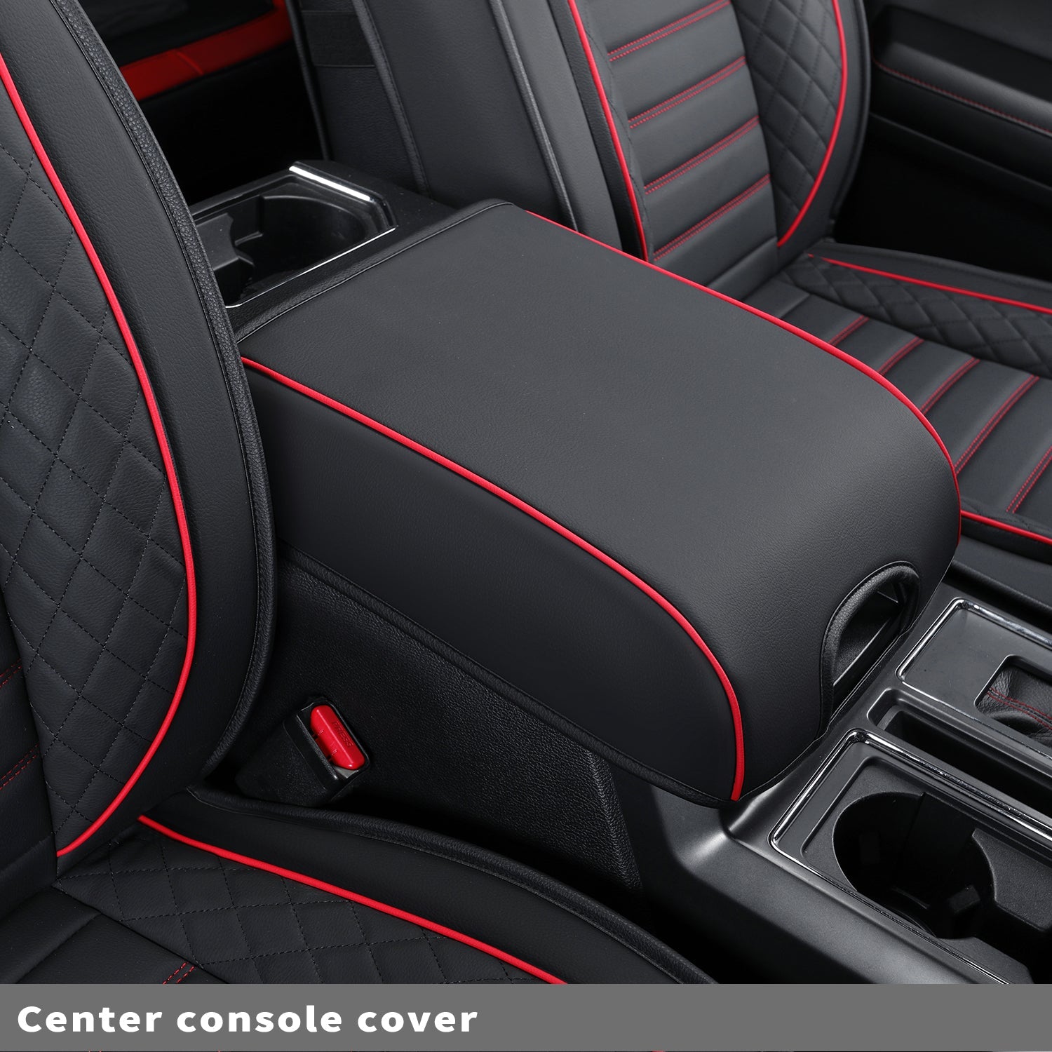 LUCKYMAN CLUB F150 Sidlokokovriloj Plena Aro kun Akvorezista Ledo, Aŭta Veturila Kusenkovrilo por Aŭtoj SUV Pick-up Kamiono Konvena por 2009 ĝis 2024 Ford F150 Carhartt kaj 2017 ĝis 2023 F250 F350 F450