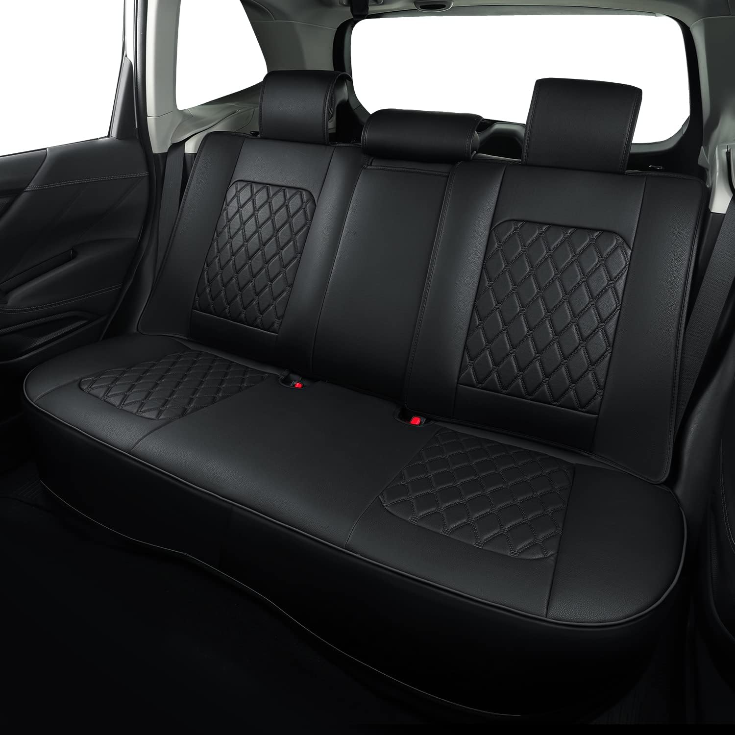 LUCKYMAN CLUB 2014-2025 Subaru/Forester Outback Custom Seat Covers Accessories Full Set Fit Premium Sport Wilderness Limited Touring Base with Waterproof FauxLeather