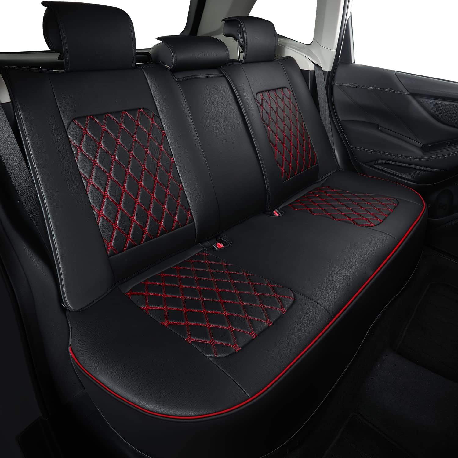 LUCKYMAN CLUB 2014-2025 Subaru/Forester Outback Custom Seat Covers Accessories Full Set Fit Premium Sport Wilderness Limited Touring Base with Waterproof FauxLeather