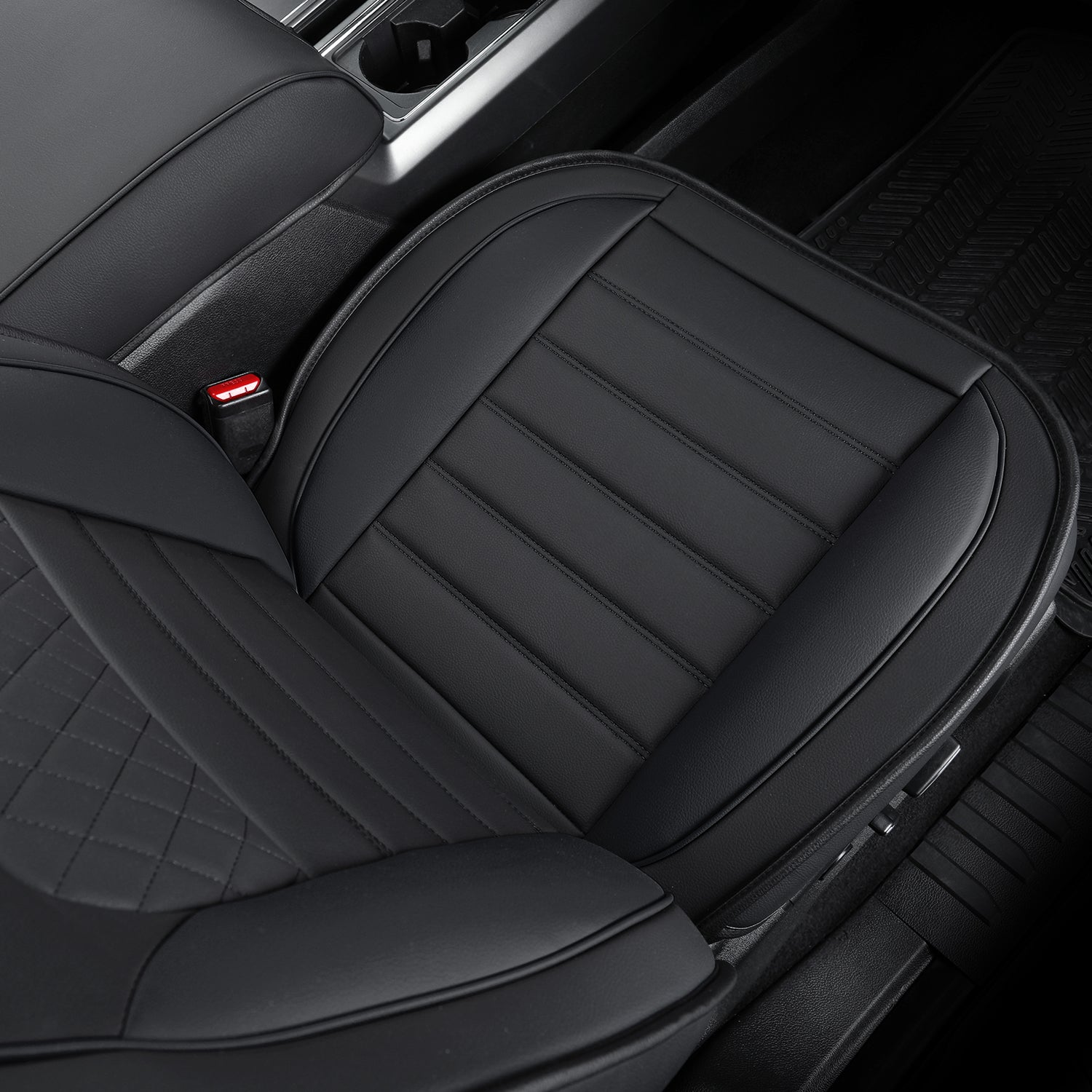 LUCKYMAN KLUBO Por F150 Faux-Ledaj Sidlokoj, Por F150 2009-2024 Super Crew Super Cab Regular Cab 2017-2023 Por F250 F350 F450 Super Duty Crew Cab