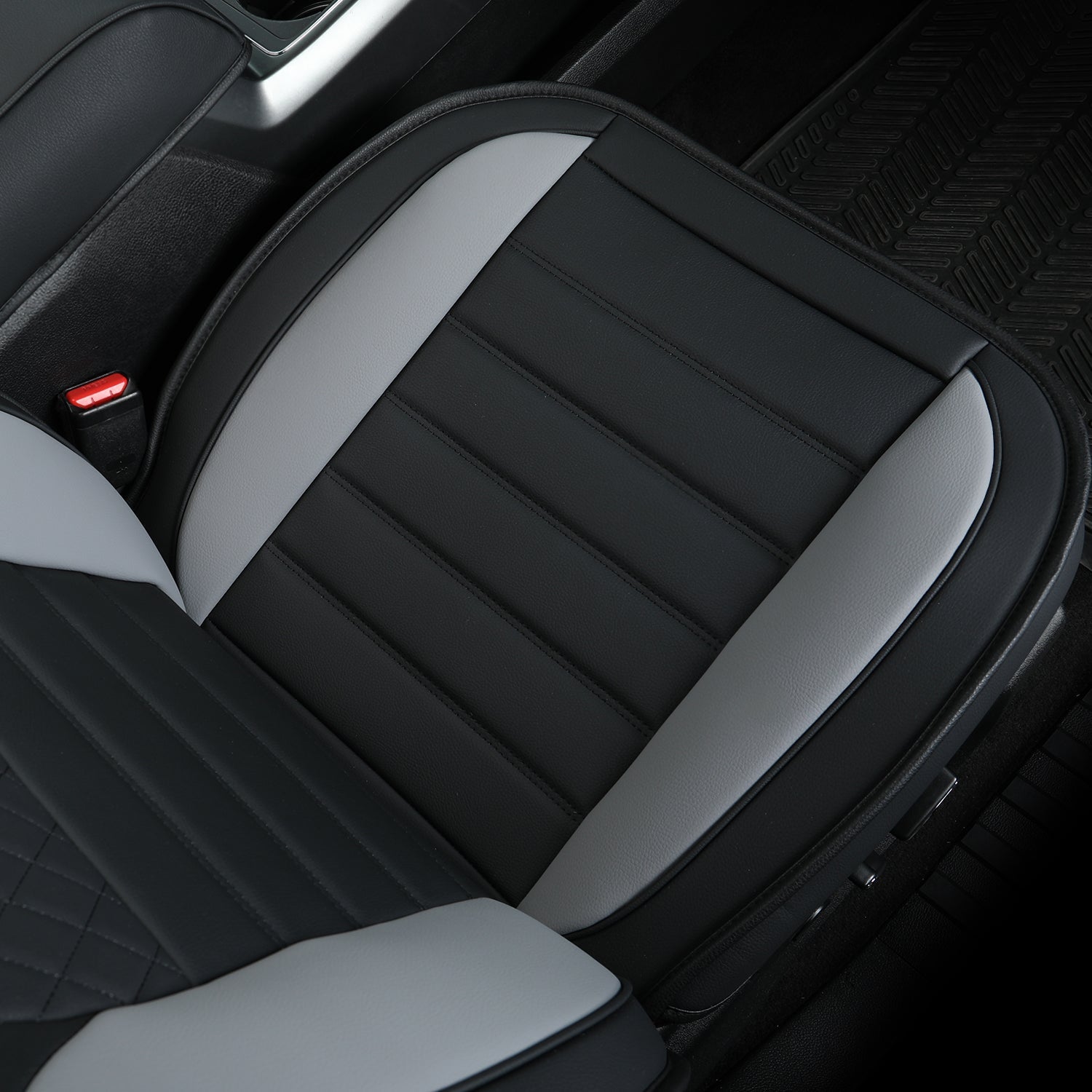 LUCKYMAN KLUBO Por F150 Faux-Ledaj Sidlokoj, Por F150 2009-2024 Super Crew Super Cab Regular Cab 2017-2023 Por F250 F350 F450 Super Duty Crew Cab