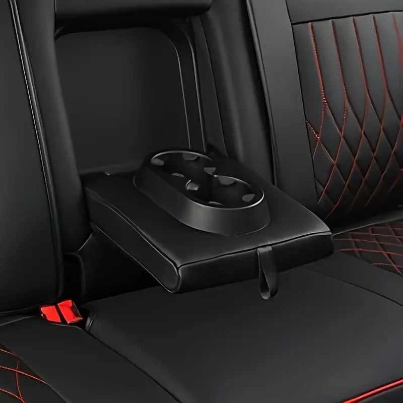 LUCKYMAN CLUB F150 Full-Set Seat Covers with Waterproof Faux Leather, Fit 2015-2025 Ford F150 and 2017-2025 F250 F350 F450