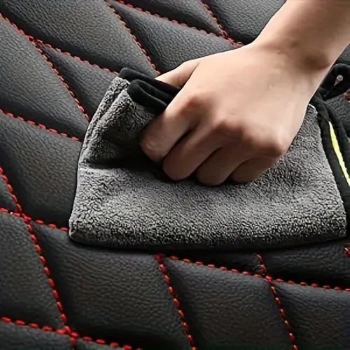 LUCKYMAN CLUB F150 Full-Set Seat Covers with Waterproof Faux Leather, Fit 2015-2025 Ford F150 and 2017-2025 F250 F350 F450