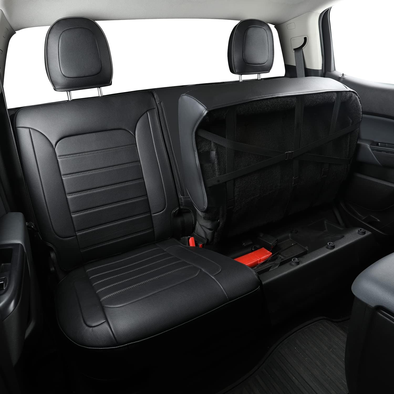 LUCKYMAN CLUB Colorado Seat Covers suitable for Chevrolet 2015-2025 Colorado Canyon cab Z71 LT ZR2 work truck and 2015-2024 GMC Canyon fully enclosed seat cover with waterproof faux leather