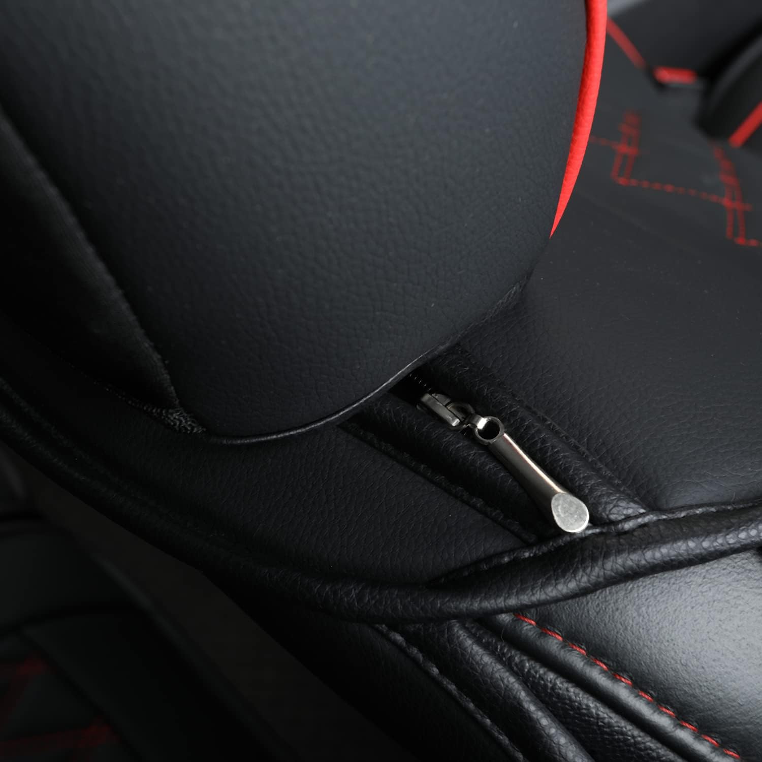 LUCKYMAN CLUB F150 Fauxledaj Sidlokoj Konvenaj por 2015-2024 F150 SuperCrew kaj 2017-2024 F250 F350 F450 Super Duty Crew Cab Pickup Trucks