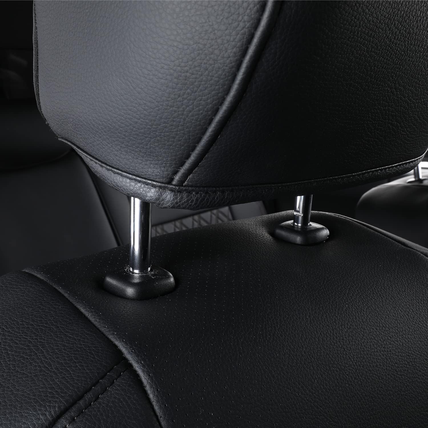 LUCKYMAN CLUB Tacoma Seat Covers, Fit for 2016-2025 Tacoma Crew Double Cab SR SR5 TRD Sport TRD Off-Road TRD PRO and SR SR5 TRD Sport TRD Off-Road TRD PRO Limited with Water Proof Faux Leather