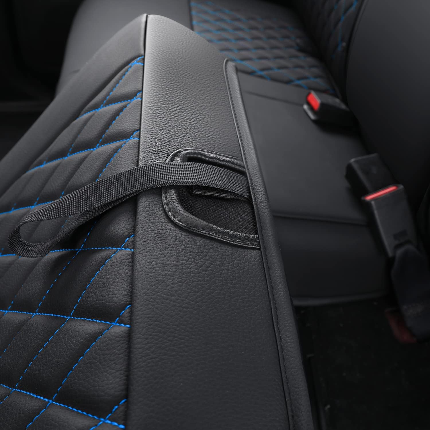 LUCKYMAN CLUB Tacoma Seat Covers Fit for 2016-2025 Tacoma Crew Cab/Double Cab with Water Proof Faux Leather