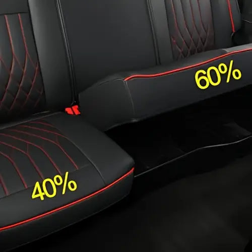 LUCKYMAN CLUB F150 Full-Set Seat Covers with Waterproof Faux Leather, Fit 2015-2025 Ford F150 and 2017-2025 F250 F350 F450