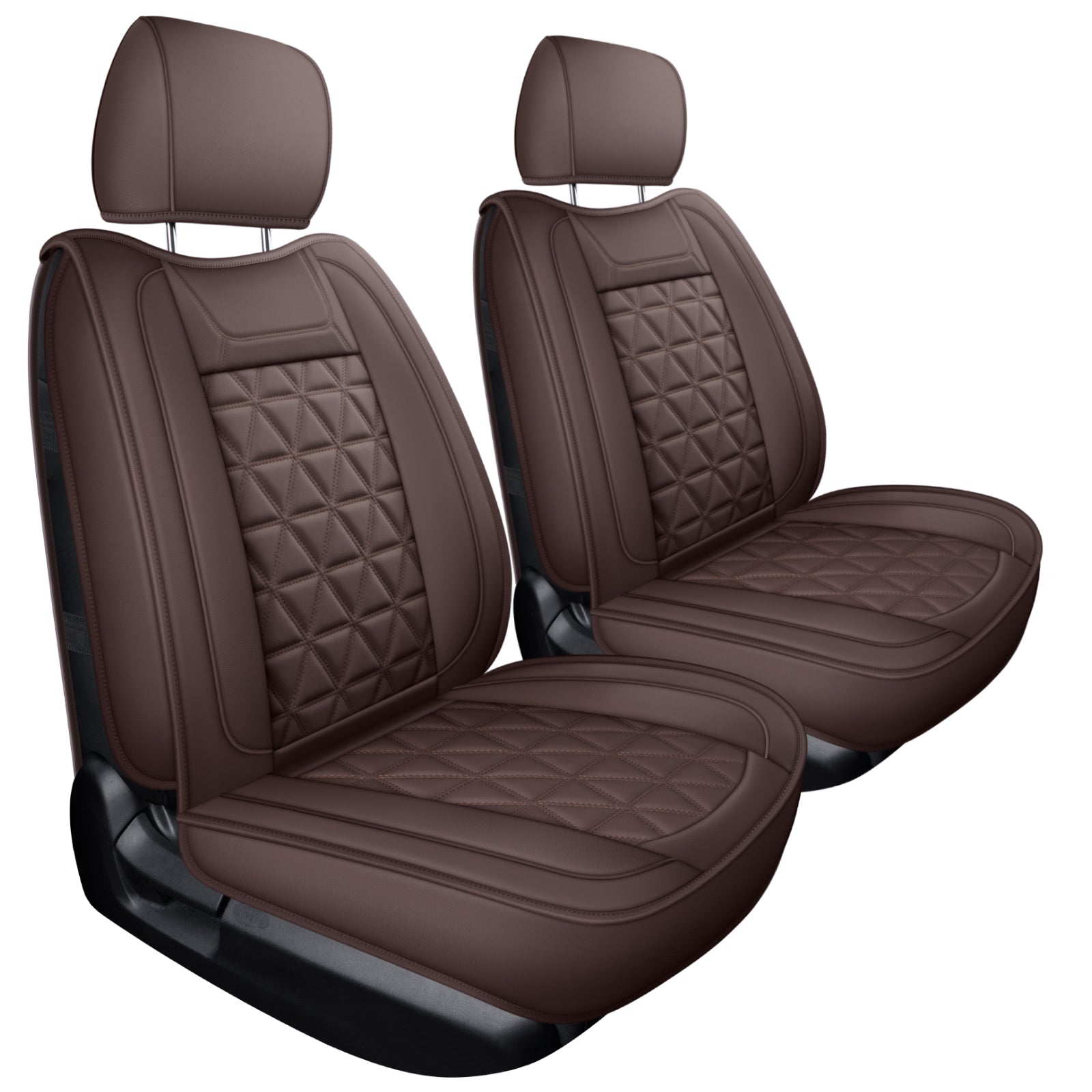 LUCKYMAN CLUB Tundra Seat Covers, Fit 2014-2025 Tundra Full Set Crew/CrewMax Cab, with Waterproof Faux Leather
