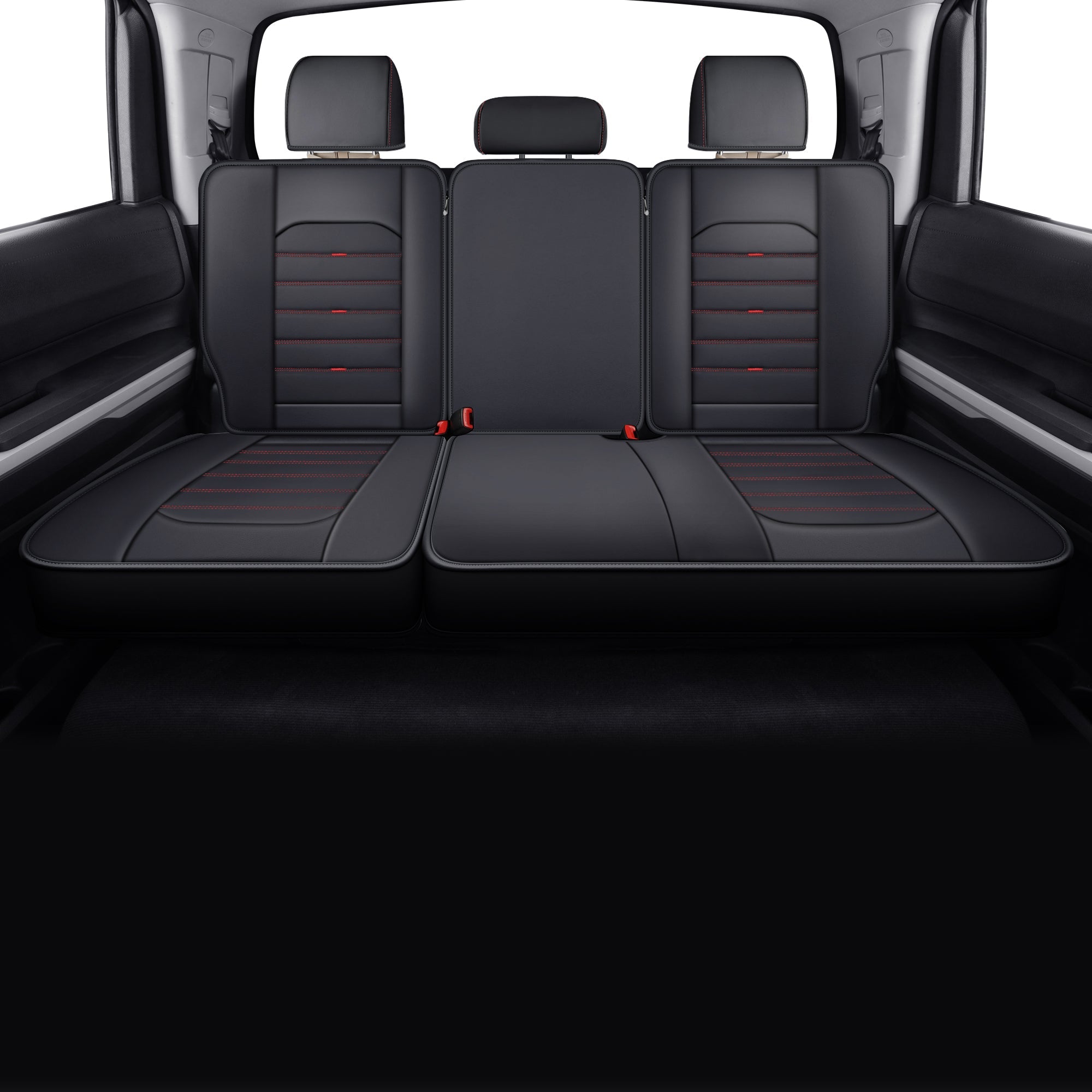 LUCKYMAN CLUB Tundra Seat Covers, Fit for 2014-2025 Tundra Crew Cab CrewMax Double Cab Regular Cab Pickup Trucks with Water Proof Faux Leather