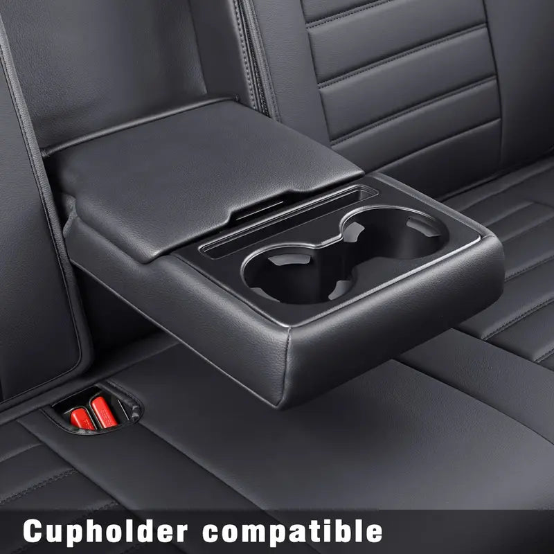 LUCKYMAN CLUB Mazda CX-5  Synthetic Leather Car Seat Cushion Protective Cover For 2016 2017 2018 2019 2020 2021 2022 2023 2024 2025