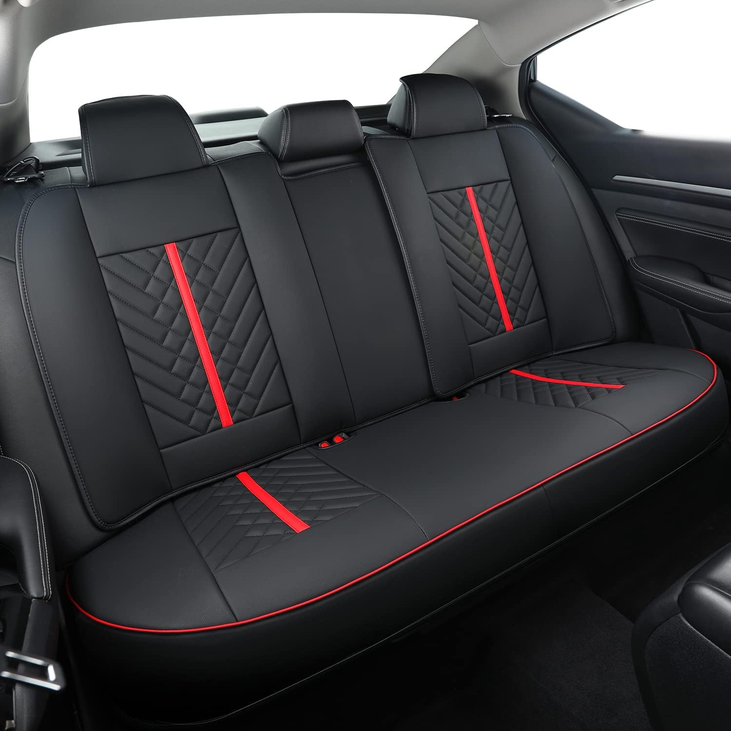 LUCKYMAN CLUB Altima Sidlokovriloj, taŭgaj por 2013-2023 Nissan Altima S SR SV SL Platena Sedan kun Akvo Prova Faŭsa Ledo 