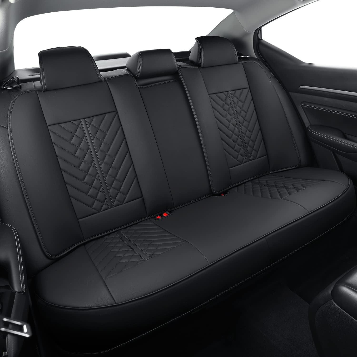 LUCKYMAN CLUB Altima Sidlokovriloj, taŭgaj por 2013-2023 Nissan Altima S SR SV SL Platena Sedan kun Akvo Prova Faŭsa Ledo 