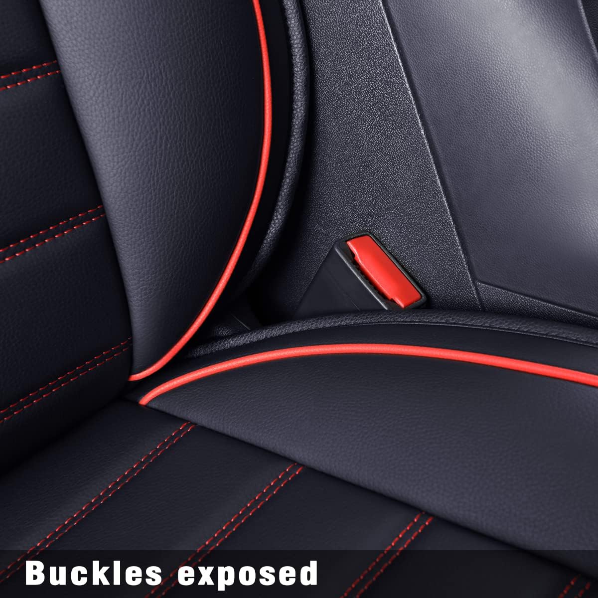 LUCKYMAN CLUB Custom Compatible with the Chevy Equinox Seat Covers 2018-2025 with Faux Leather