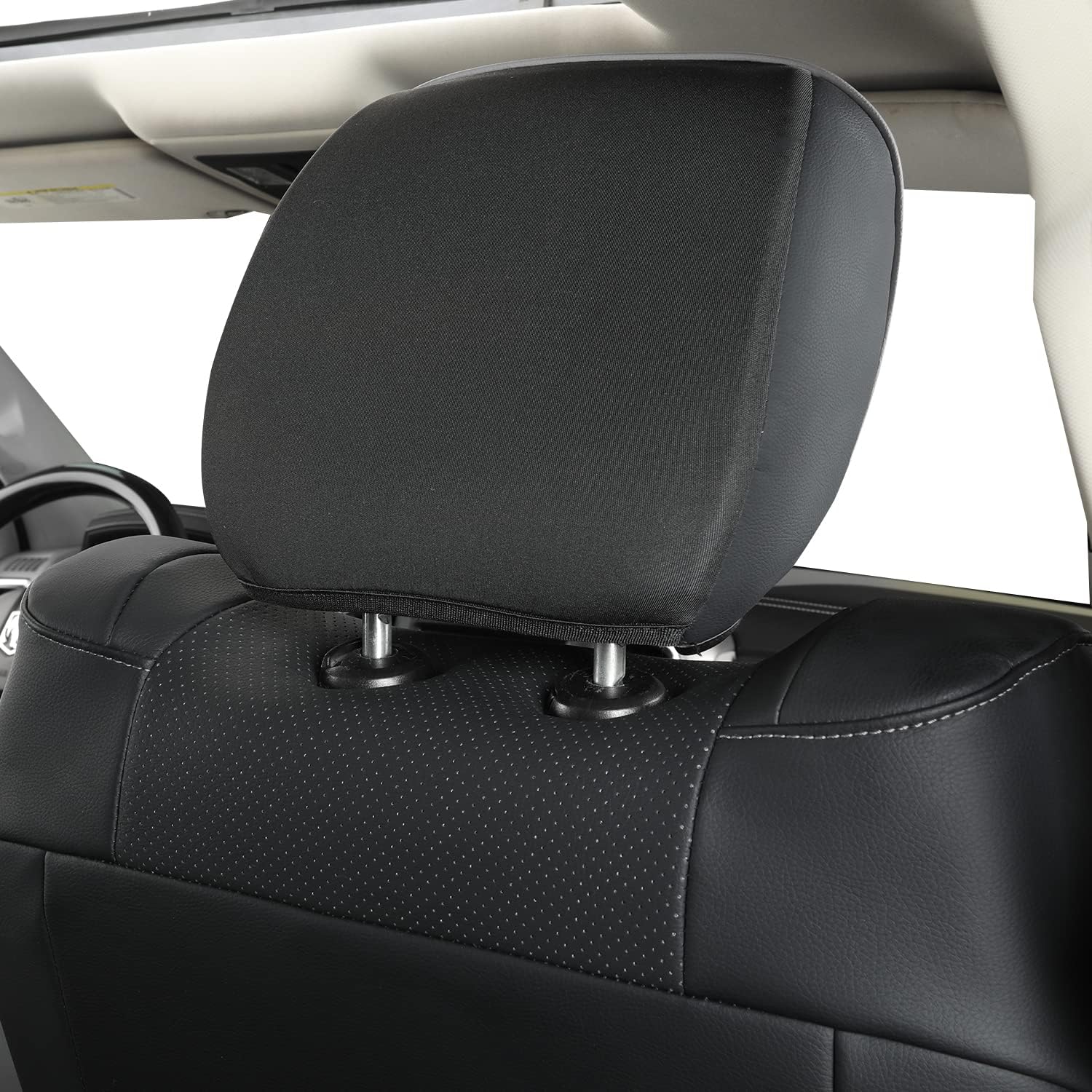 LUCKYMANCLUB Ram 1500Seat Covers,2011-2025,1500/2500/3500Crew Cab Waterproof Seat Covers FullSet, Custom Fit Ram Bighorn Laramie Limited Rebel Longhorn Pickup with 4/6 Split Rear Seat