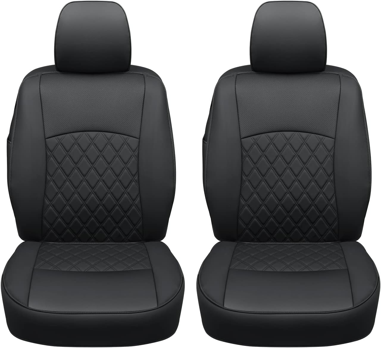 LUCKYMANCLUB Ram 1500Seat Covers,2011-2025,1500/2500/3500Crew Cab Waterproof Seat Covers FullSet, Custom Fit Ram Bighorn Laramie Limited Rebel Longhorn Pickup with 4/6 Split Rear Seat